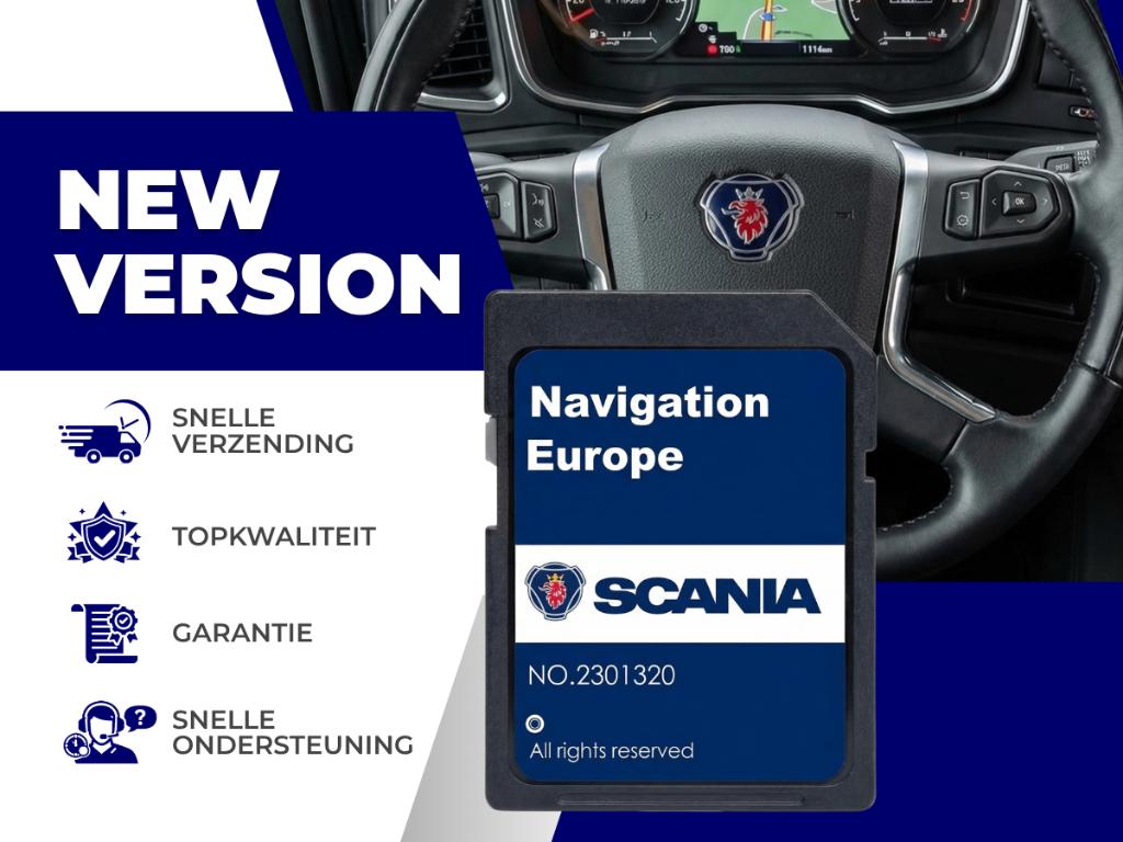 Scania Trucks ✅ Map Europe NEW - SD Kaart 7", Verzenden, Nieuw, Heel Europa, Landkaarten