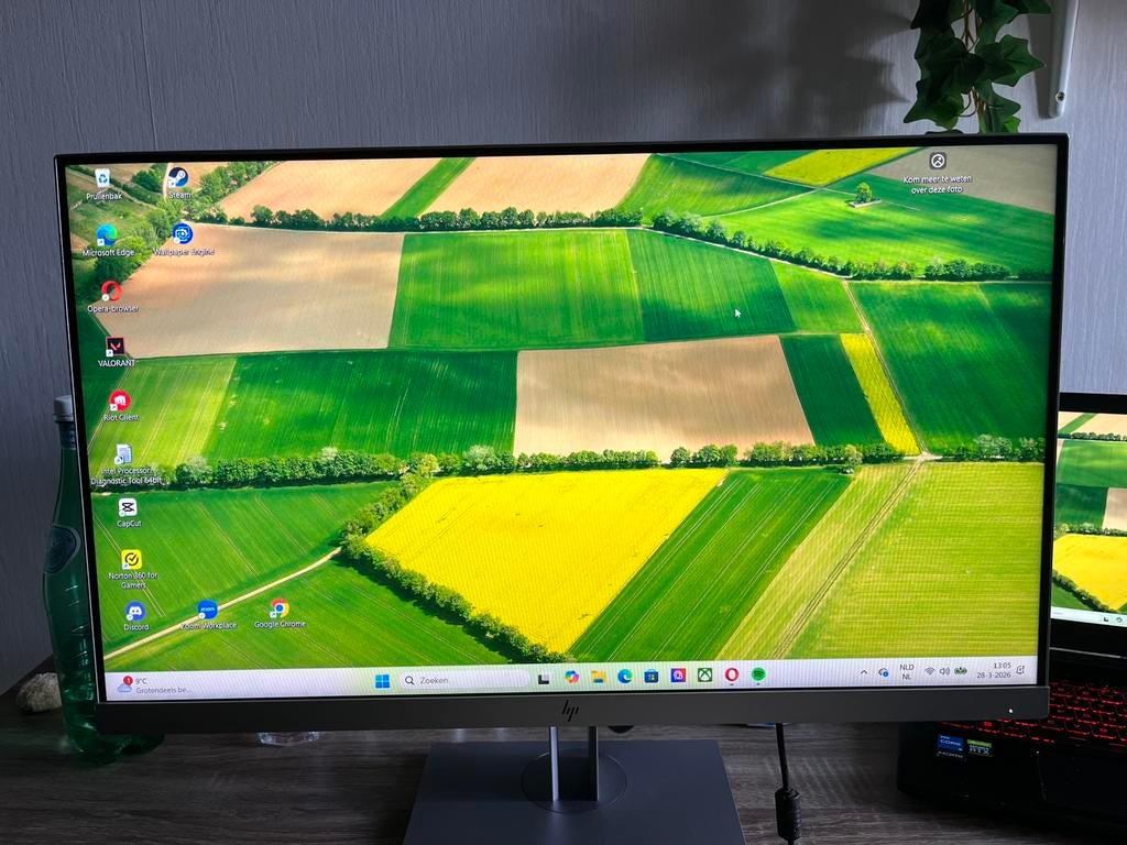 HP EliteDisplay E243d 23.8 inch monitor met pop up camera, Computers en Software, Monitoren, Gaming, IPS, DisplayPort, Full HD