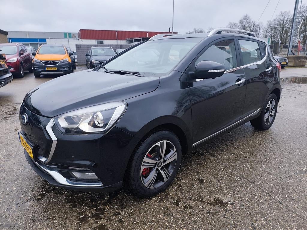 Jac IEV7s elektrische auto keyless 360 camera, 1435 kg, 116 pk, Zwart, Leder