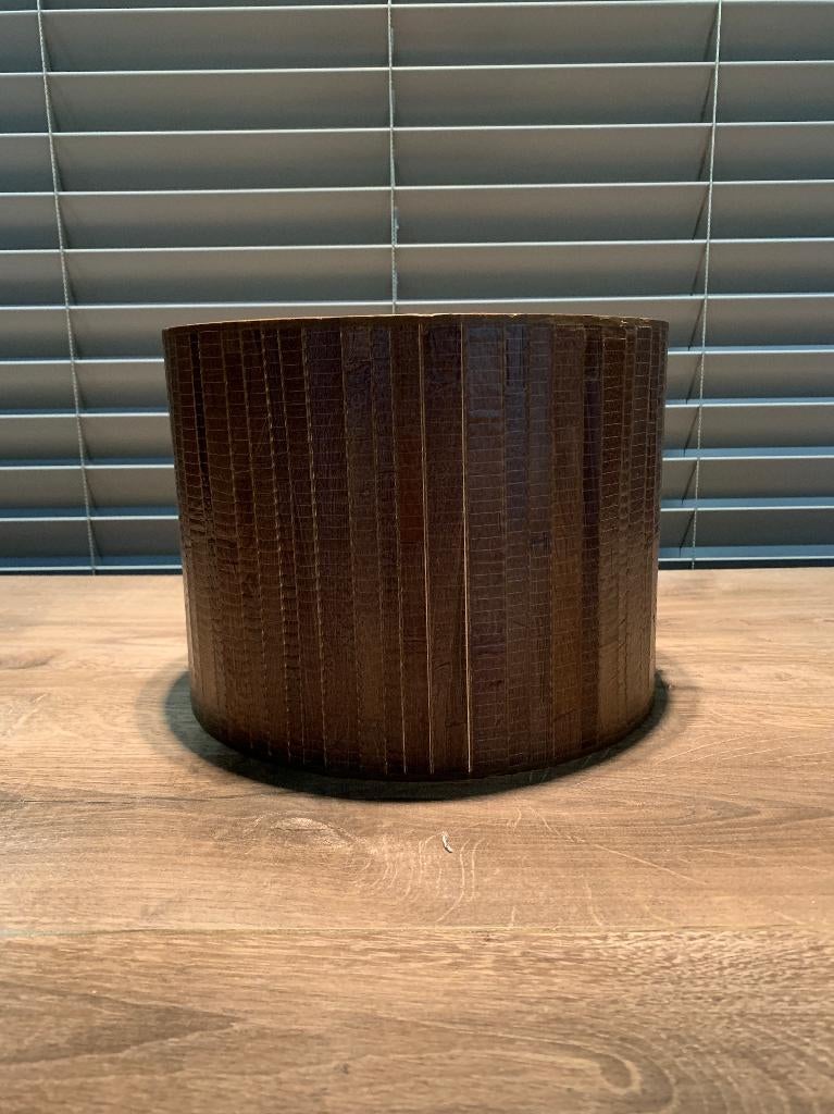 Lampenkap van Stout verlichting Eric Kuster twv € 129,00, Huis en Inrichting, Bruin, Eichholtz, Rond, Nieuw