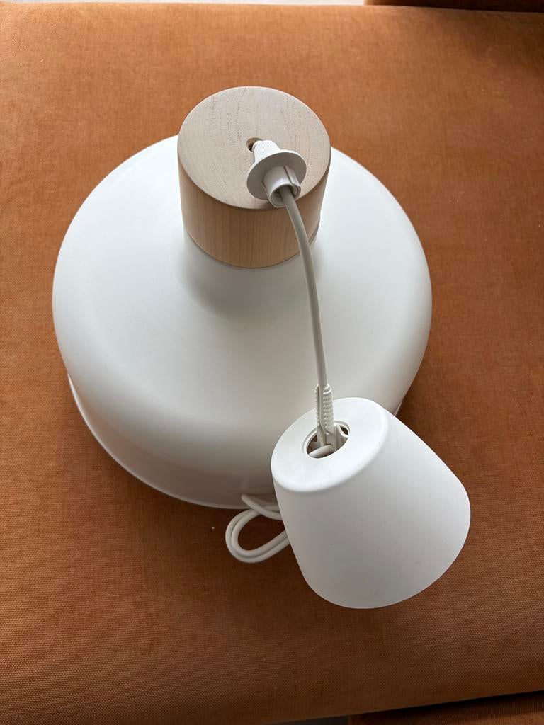 Ikea Bunkeflo, Huis en Inrichting, Lampen | Hanglampen, Ophalen of Verzenden, Zo goed als nieuw, Hout, Minder dan 50 cm