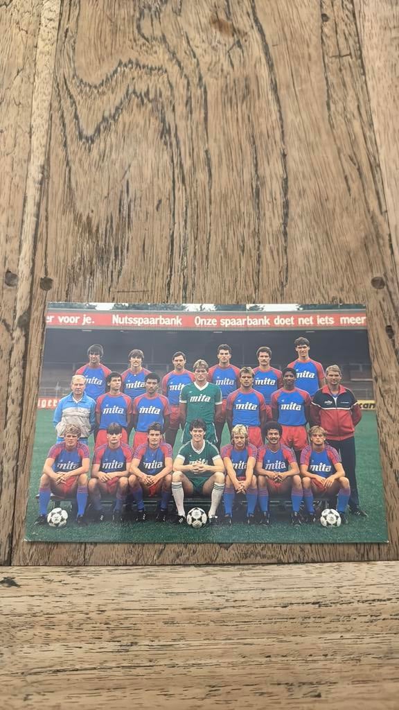 HFC Haarlem 1985/86 elftalkaart, Ophalen of Verzenden, Zo goed als nieuw, Overige binnenlandse clubs, Spelerskaart