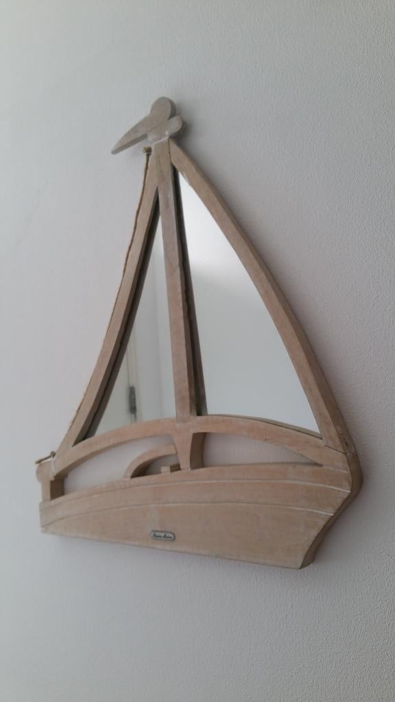 Riviera Maison twister boat mirror boot spiegel, Huis en Inrichting, Woonaccessoires | Spiegels, Ophalen, Minder dan 50 cm, Zo goed als nieuw