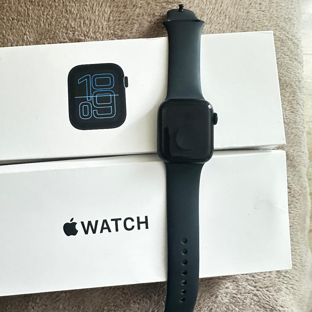 Apple Watch SE 3 40mm Midnight SB M/L, Zwart, IOS, Ophalen of Verzenden, Zo goed als nieuw