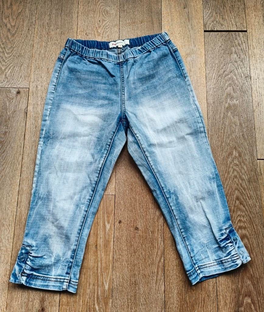 Geisha driekwart broek S valt als M, Kleding | Dames, Ophalen of Verzenden, Zo goed als nieuw, Blauw, W30 - W32 (confectie 38/40)