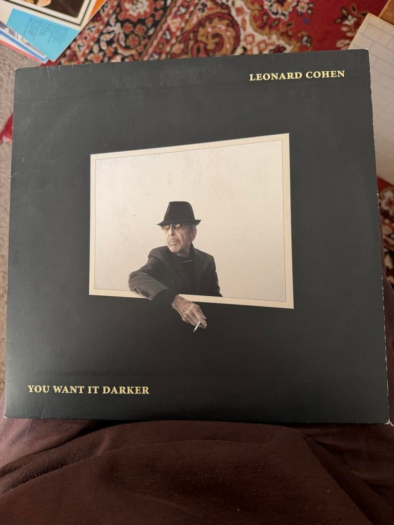 Leonard Cohen - You Want It Darker LP Vinyl, Ophalen, 2000 tot heden, Zo goed als nieuw, 12 inch