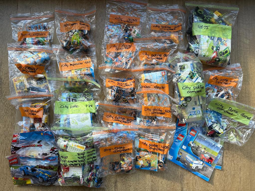 29 Lego Sets | City | Creator | Racers, Ophalen of Verzenden, Zo goed als nieuw, Complete set, Lego