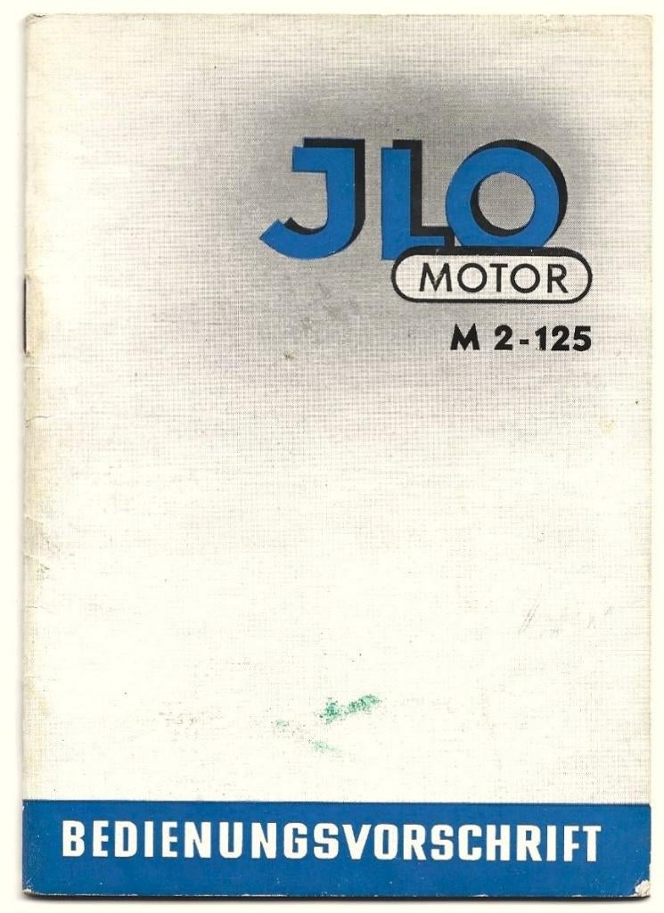 JLO M2 125 Bedienungsvorschrift handleiding (7492z), Fietsen en Brommers, Verzenden, Zo goed als nieuw