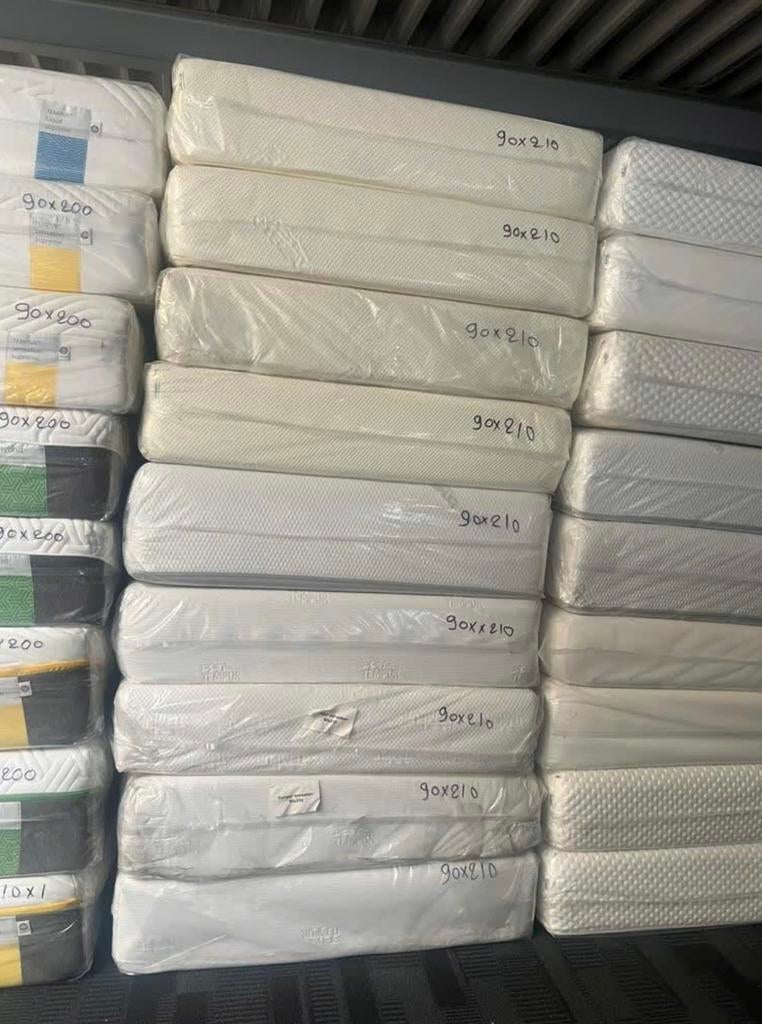 Tempur matrassen 90x200 90x210 80x200 100x200 140 160 180, Ophalen, Zo goed als nieuw