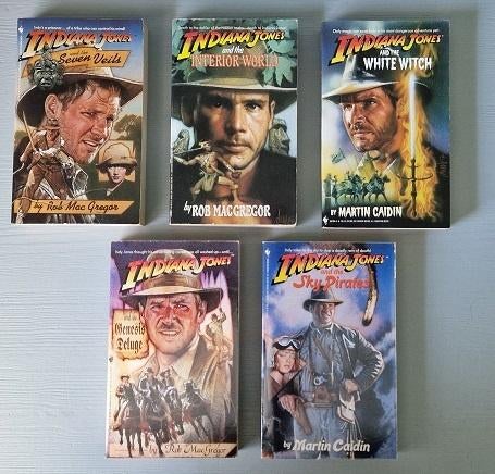 5 stuks Indiana Jones Engelstalige pockets, Ophalen of Verzenden, Zo goed als nieuw, Rob MacGregor Martin Caidin