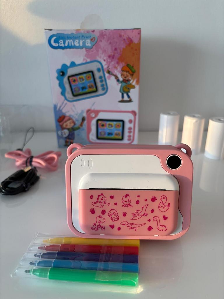 Equivera kinder/video/fotocamera met fotoprinter cadeau kids, Kinderen en Baby's, Speelgoed | Educatief en Creatief, Ophalen of Verzenden