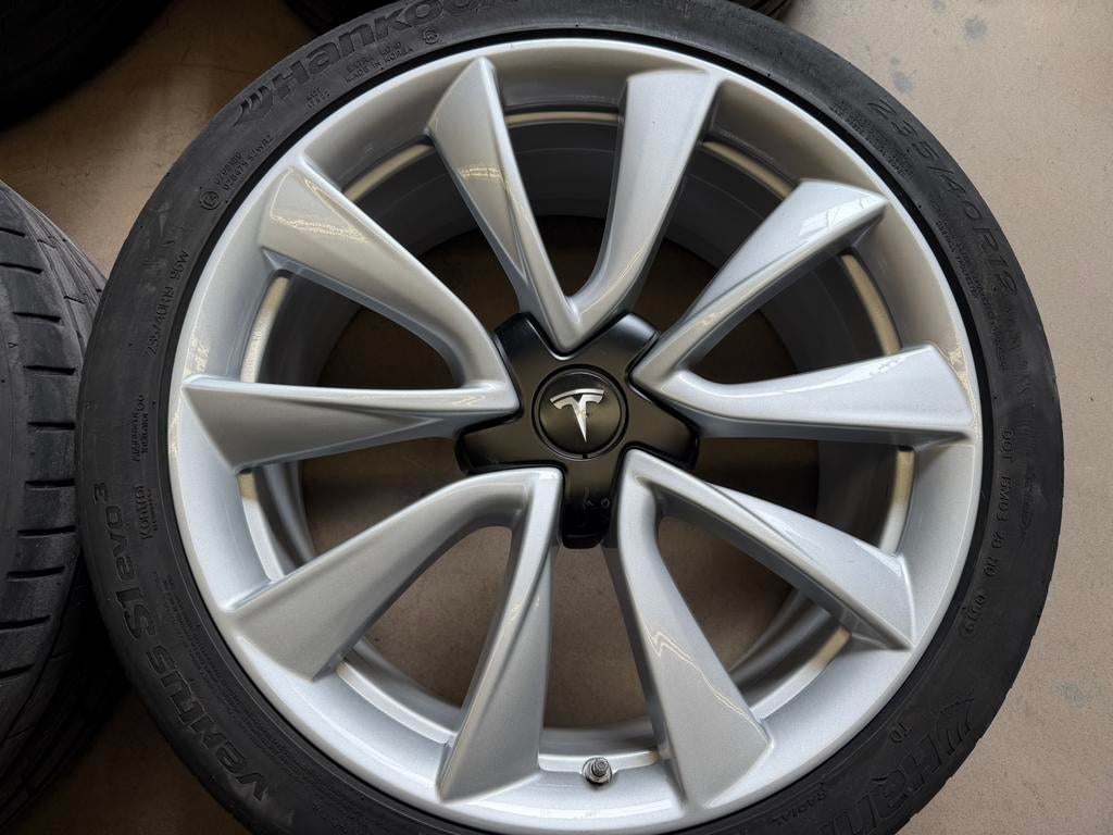19 inch Origineel Tesla Model 3 Performance velgen 5x114.3, Auto-onderdelen, 19 inch, Gebruikt, Banden en Velgen, Ophalen of Verzenden