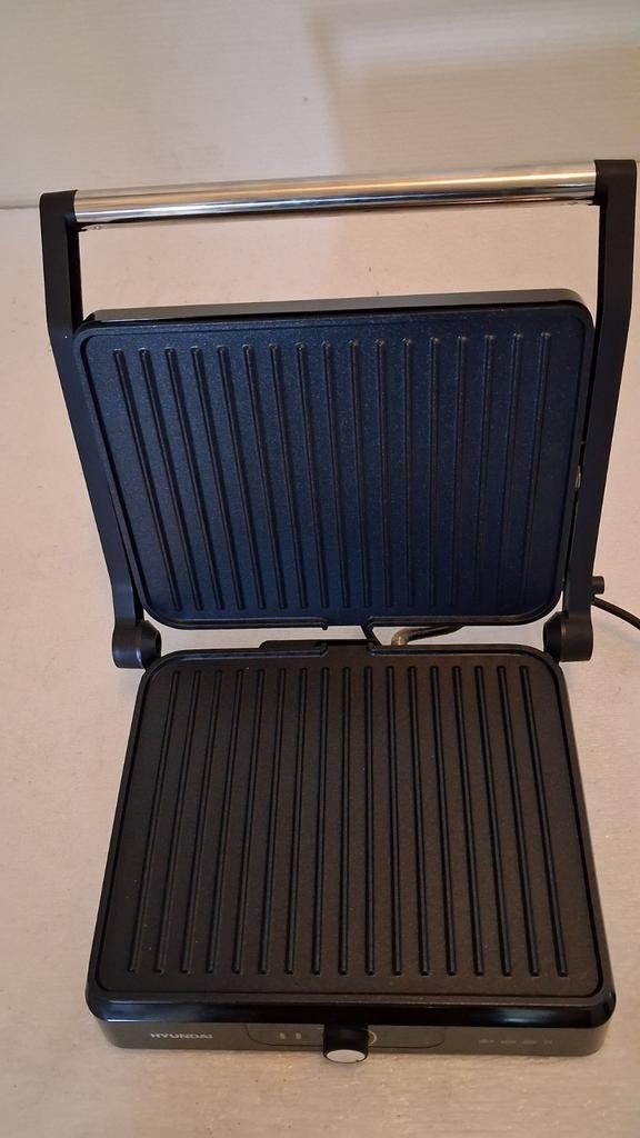 Hyundai Contactgrill / Tafelgrill - Zo goed als nieuw, Ophalen of Verzenden, Zo goed als nieuw, Tafelgrill