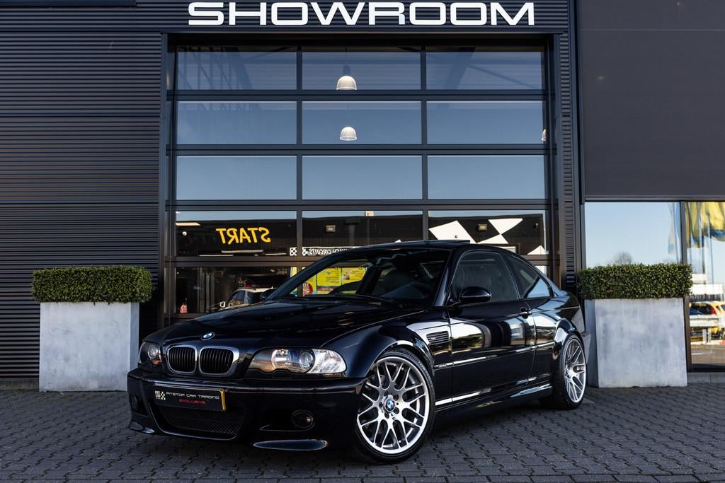 BMW E46 M3, Schuifdak, H&K Audio, Carbonschwarz, Full Option, Auto's, BMW, Achterwielaandrijving, Gebruikt, Zwart, Zwart