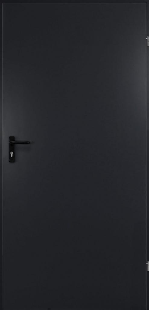 Deur staal volledig paneel b89,5 x h201 cm, Niet ingevuld, 80 tot 100 cm, Niet ingevuld, Nieuw