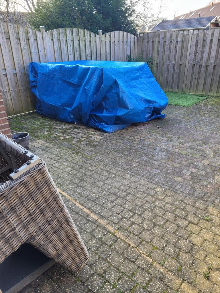 Gratis +/- 25m2 stenen op halen, Ophalen, Gebruikt, Klinkers, 10 m² of meer