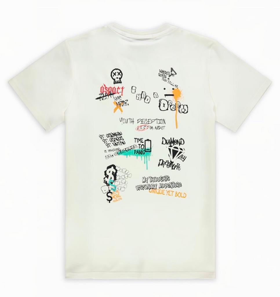 Nieuw Aspact Thoughts T-shirt - Maat S, Kleding | Heren, T-shirts, Ophalen of Verzenden, Nieuw, Maat 46 (S) of kleiner, Wit