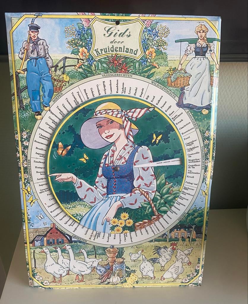 Vintage Kruidenwijzer / Gids door Kruidenland - Decoratief, Verzamelen, Retro, Ophalen of Verzenden