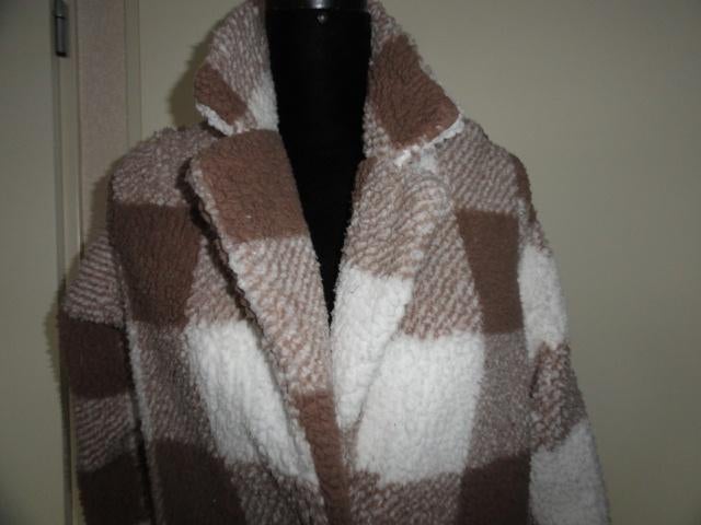 Shein winter jas maat L, Verzenden, Beige, Maat 42/44 (L), Zo goed als nieuw