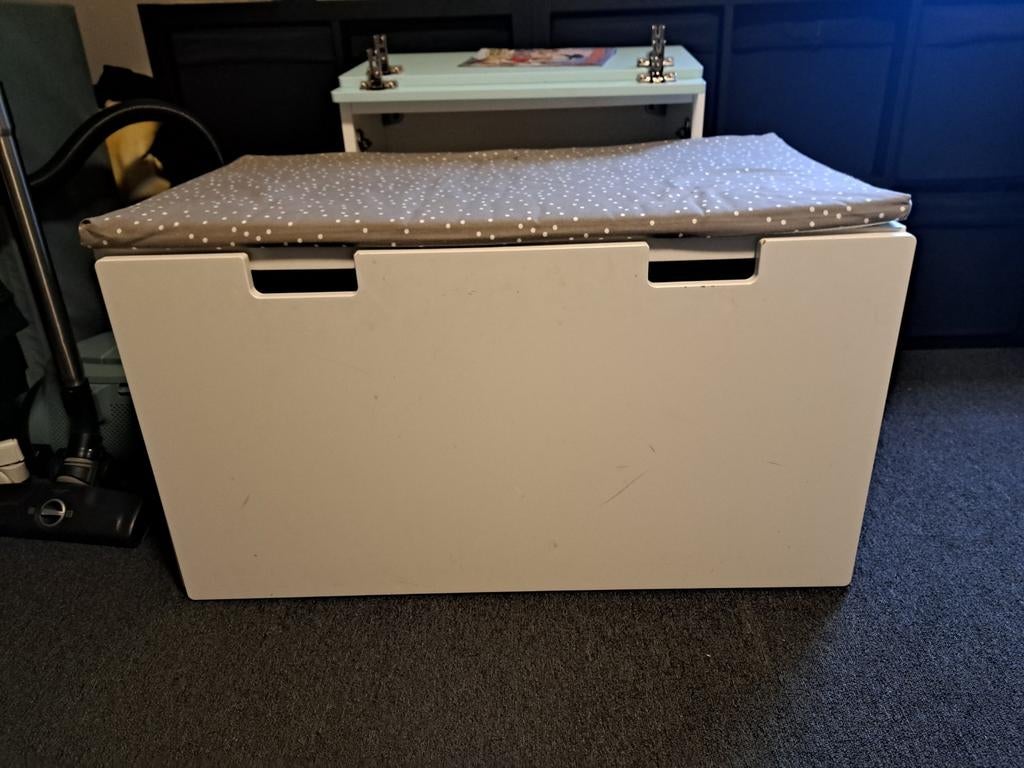 Stuva Opbergkist met Lade en Kussen, Kinderen en Baby's, Kinderkamer | Commodes en Kasten, Zo goed als nieuw, Minder dan 50 cm