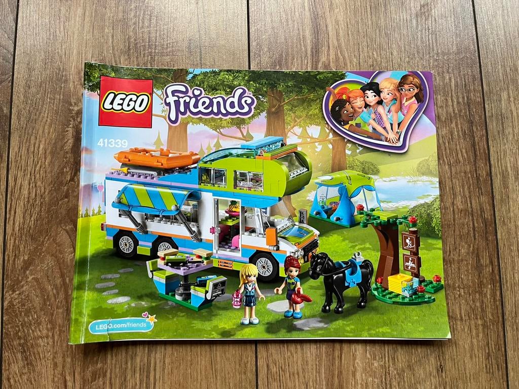 Lego Friends mia’s Camper 41339, Ophalen of Verzenden, Zo goed als nieuw