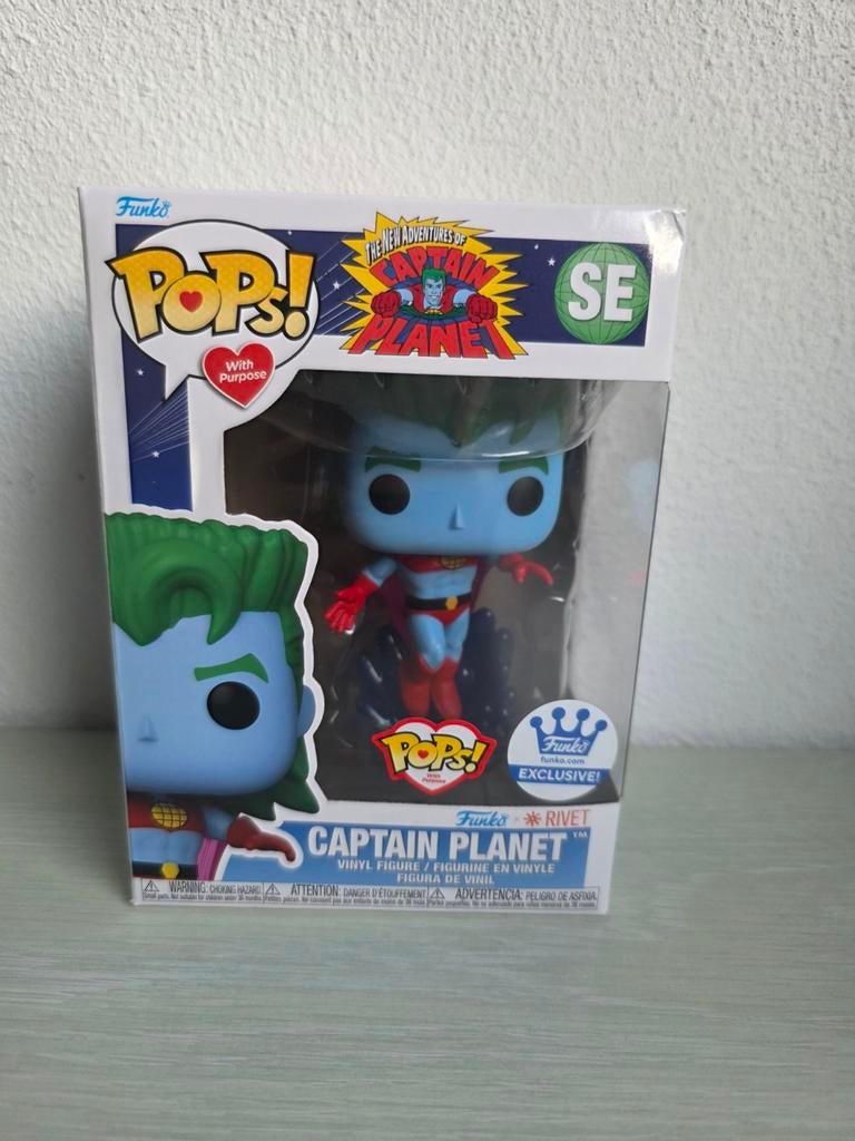 Captain Planet - Pops! With Purpose Funko Exclusive - SE, Verzamelen, Poppetjes en Figuurtjes, 21 Holborn Viaduct, London, EC1A 2DY