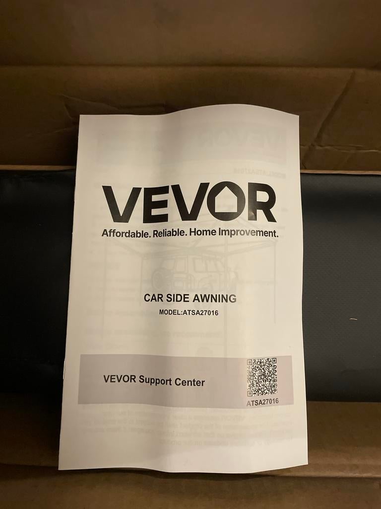 Vevor auto luifel 270 graden, Ophalen, Nieuw