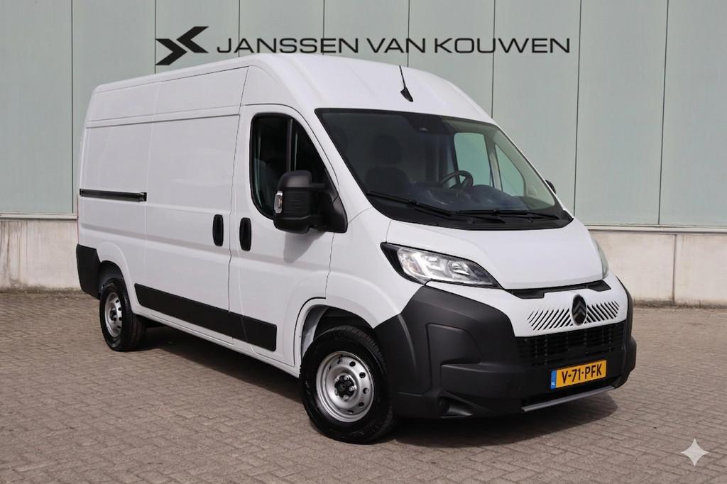 Citroen Jumper 2.2 BlueHDi 140 S&S L2H2 3.5t Navi / Camera /, Voorwielaandrijving, Stof, Gebruikt, Euro 6