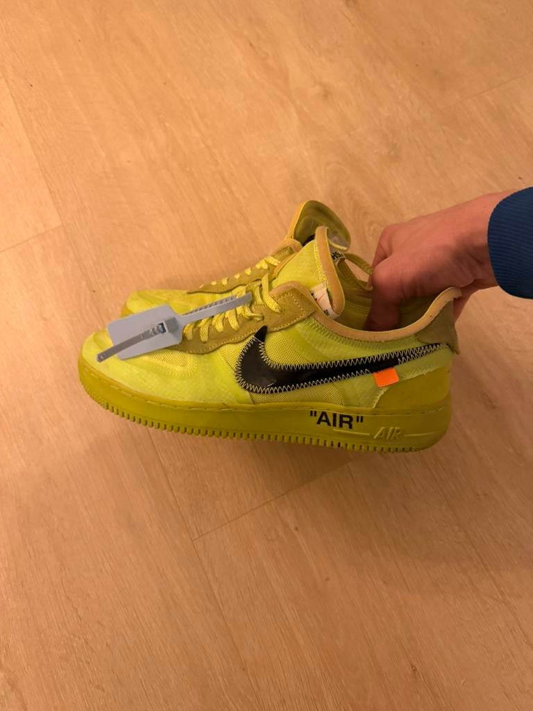Nike x offwhite airforce 1 low maat 45, Kleding | Heren, Schoenen, Ophalen of Verzenden, Zo goed als nieuw, Wit