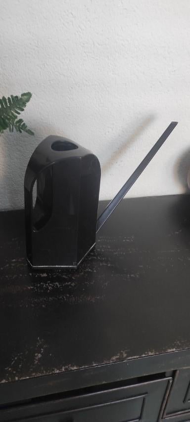 Vintage plantengieter Emsa zwart, Ophalen of Verzenden, Gebruikt, Kunststof