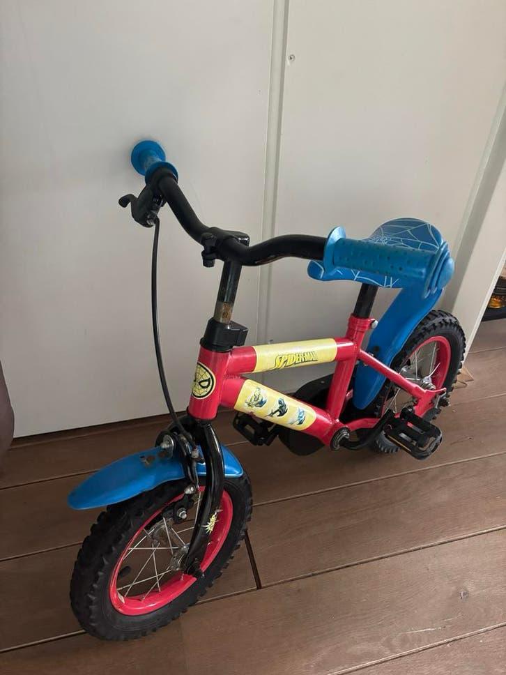 Spider-Man kinderfiets, Ophalen, Gebruikt, Minder dan 16 inch