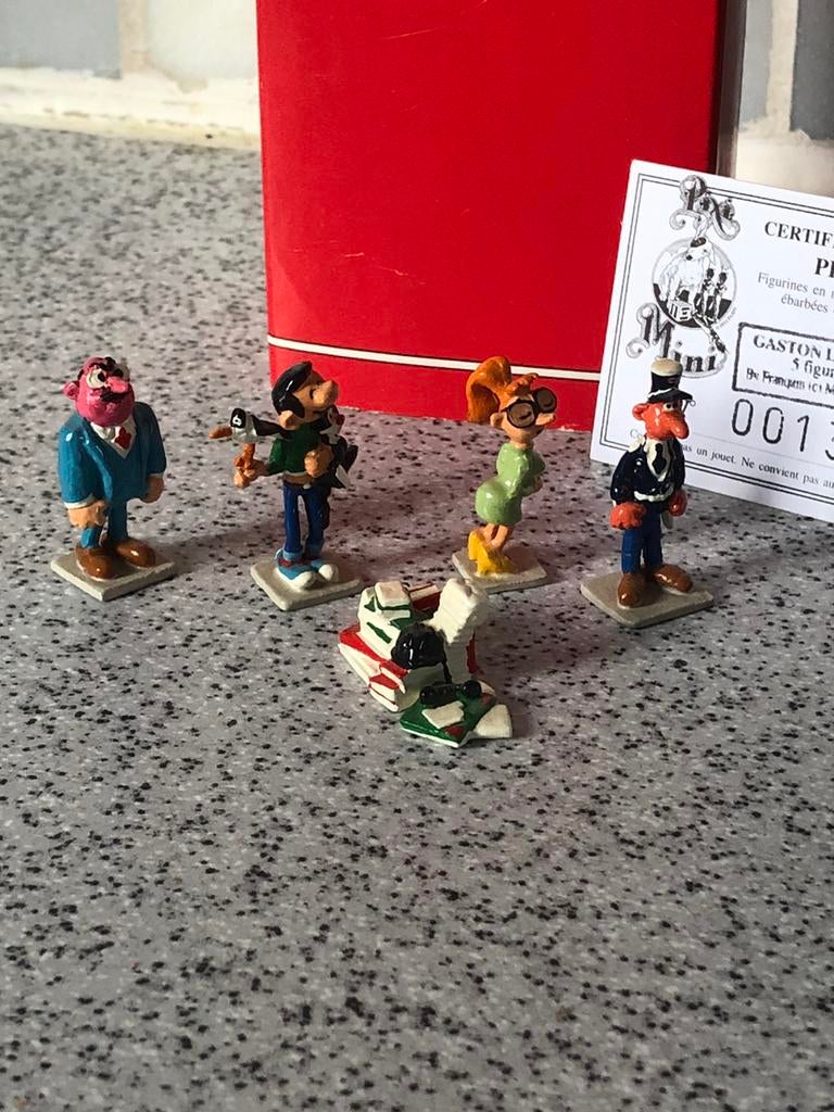 Gaston miniserie - pixi, Ophalen of Verzenden, Asterix en Obelix, Zo goed als nieuw, Beeldje of Figuurtje