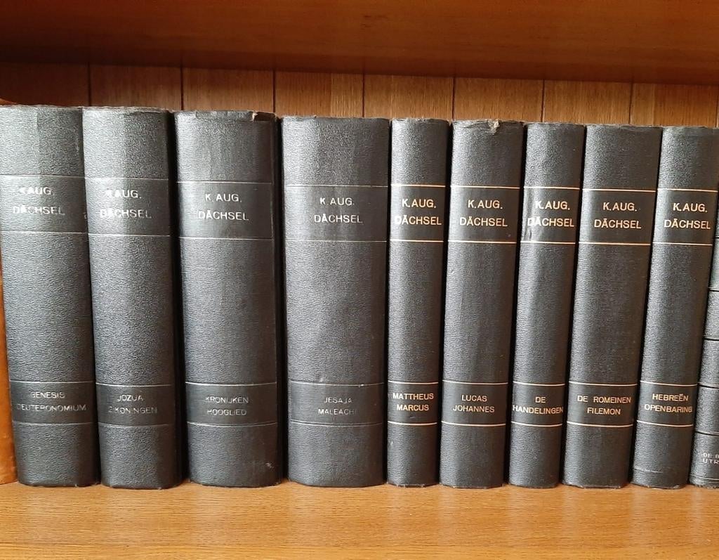 Bijbelverklaring K. Aug. Dächsel - Complete 9 Delen, Ophalen of Verzenden, K. Aug. Dächsel