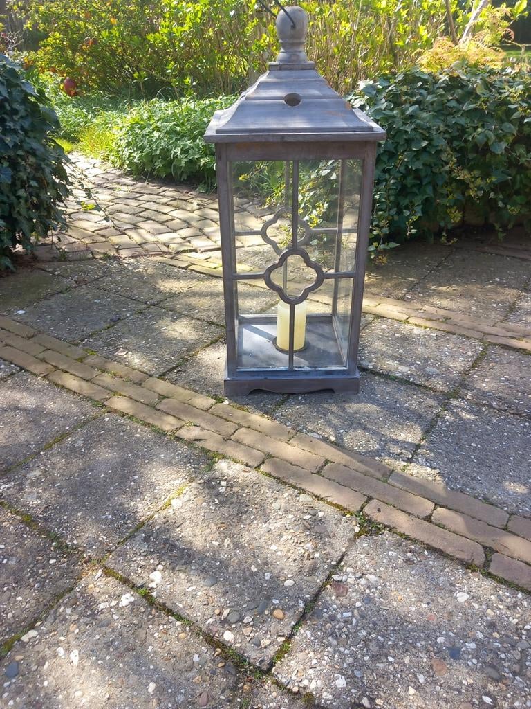 Mooi groot windlicht 77x32cm, Ophalen