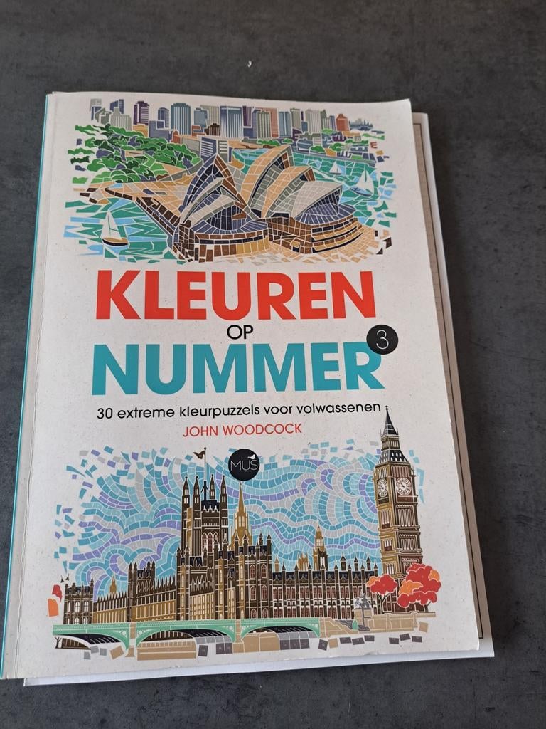 Kleuren op Nummer 3 - John Woodcock, Ophalen of Verzenden