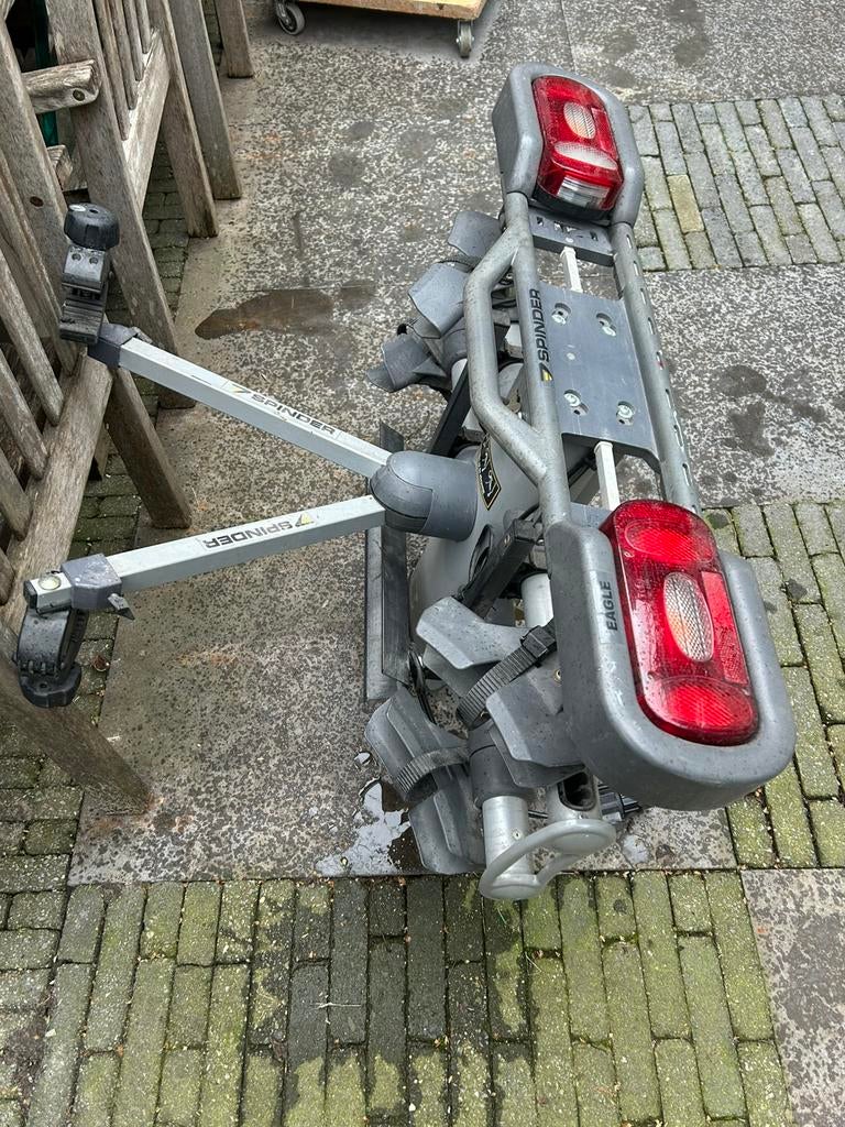 Spinder fietsendrager, Ophalen of Verzenden, Zo goed als nieuw, 2 fietsen, Trekhaakdrager