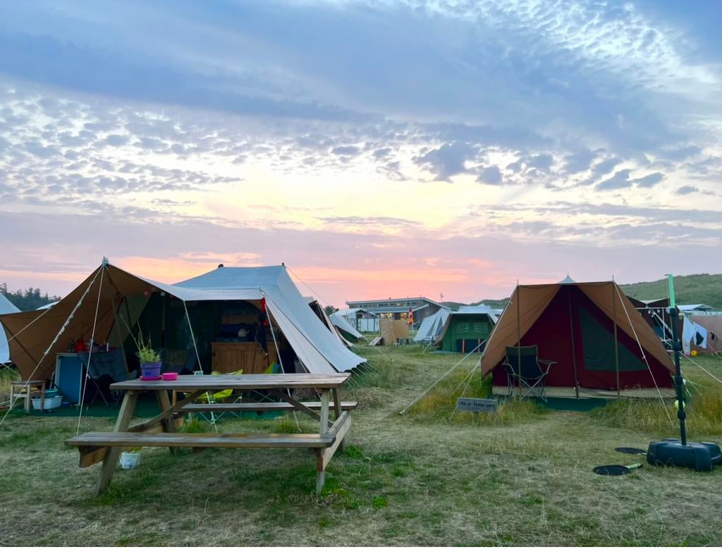 6p de waard tent te huur vlieland stortemelk, Ophalen of Verzenden, Zo goed als nieuw, Tot en met 4