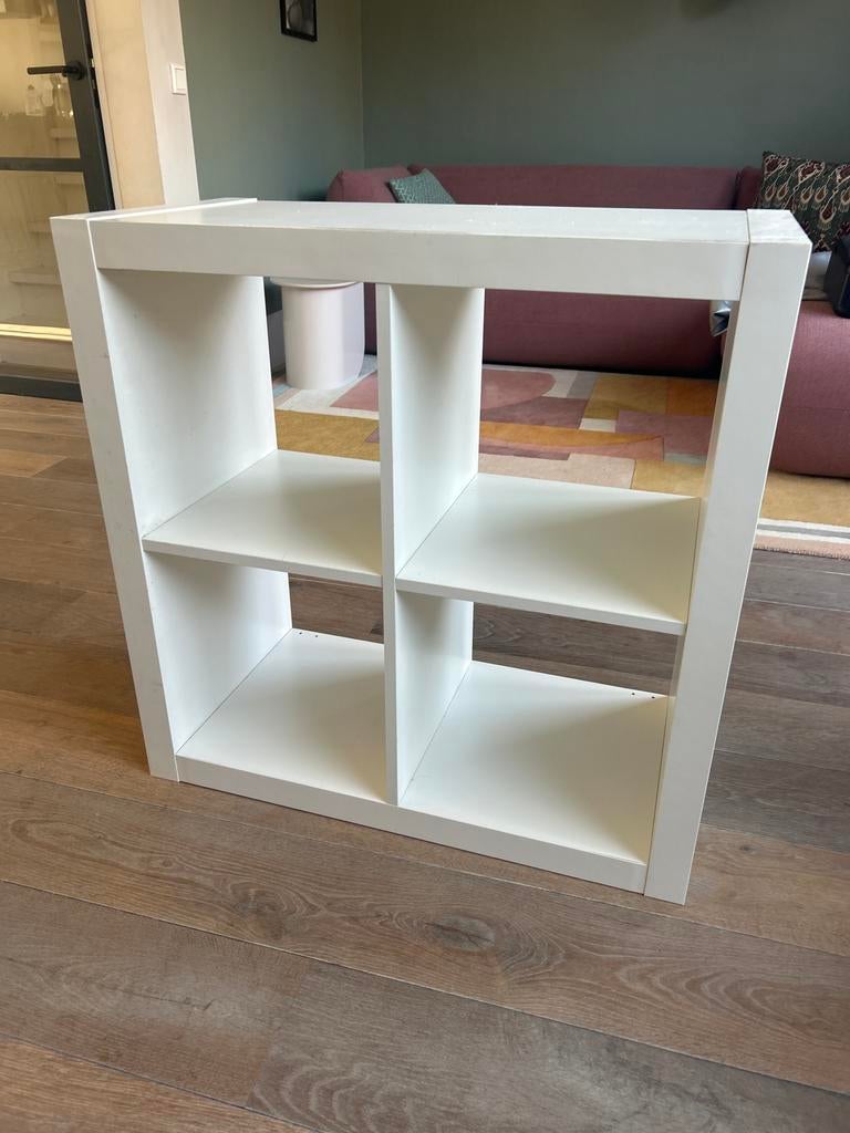 IKEA Ivar kast - Witte opbergkast met 6 vakken, Huis en Inrichting, Ophalen, Met plank(en), Gebruikt, 100 tot 150 cm