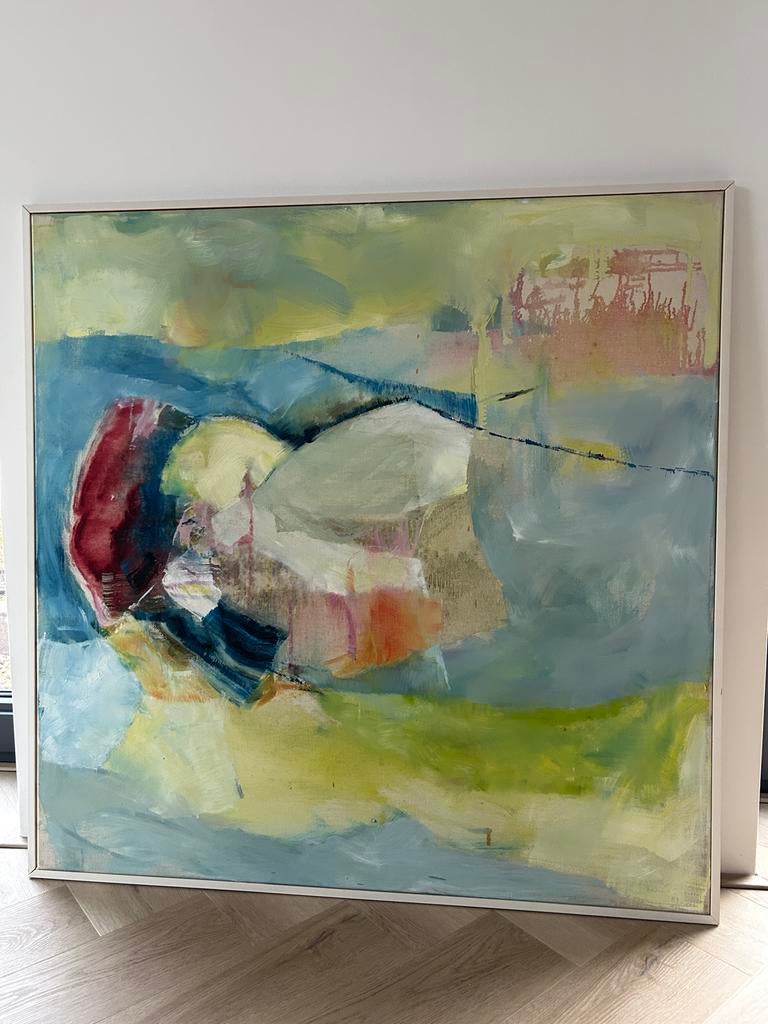 Adelheid Zwollo schilderij, gesigneerd '87, Antiek en Kunst, Ophalen