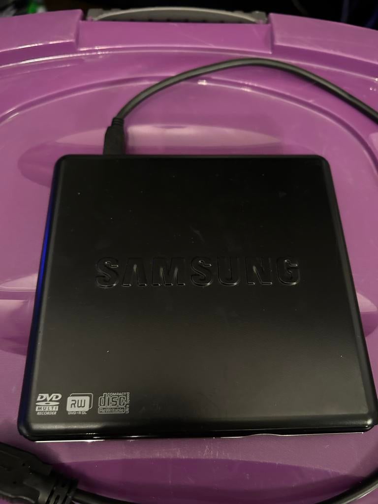 Samsung Portable DVD Rewriter - Extern en Compact, Computers en Software, Optische drives, Ophalen, Gebruikt, Windows, Extern