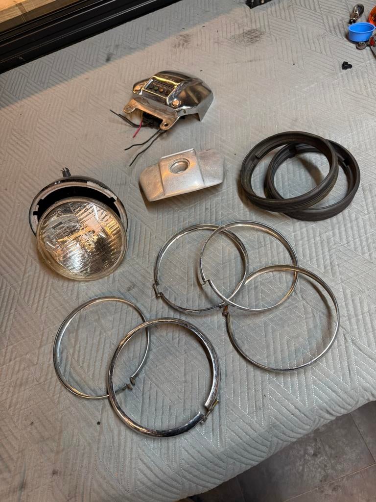 Harley fxr dyna koplamp delen., Motoren, Ophalen