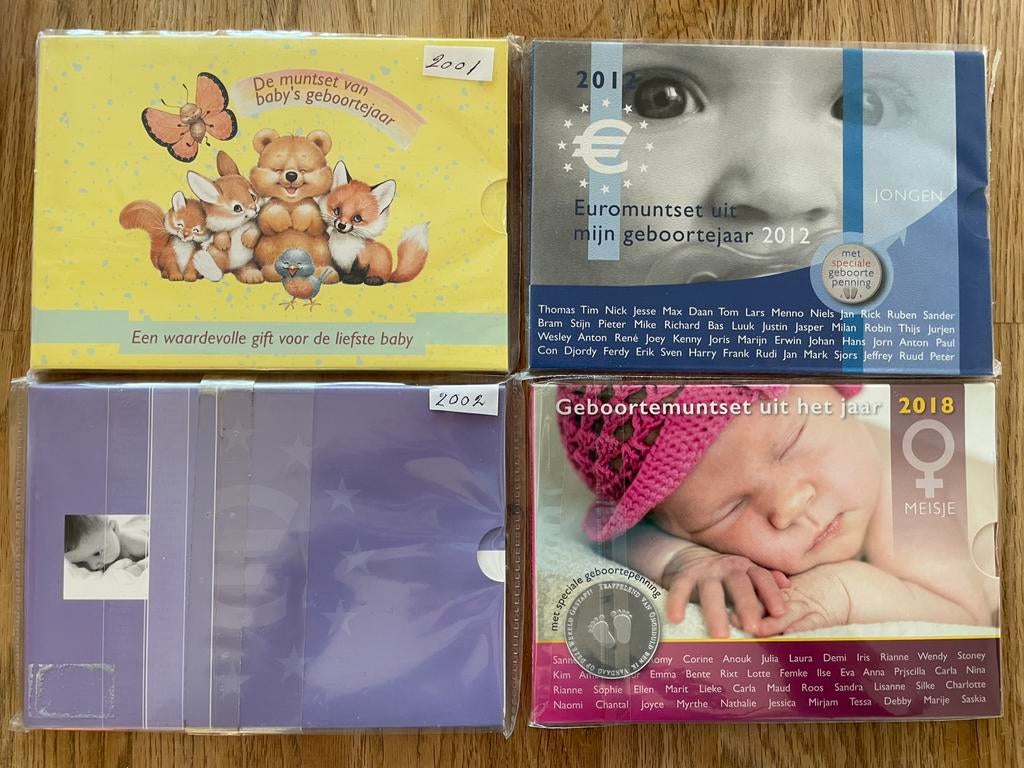 Euromunten geboortesets, Ophalen of Verzenden, Overige landen, 2 euro