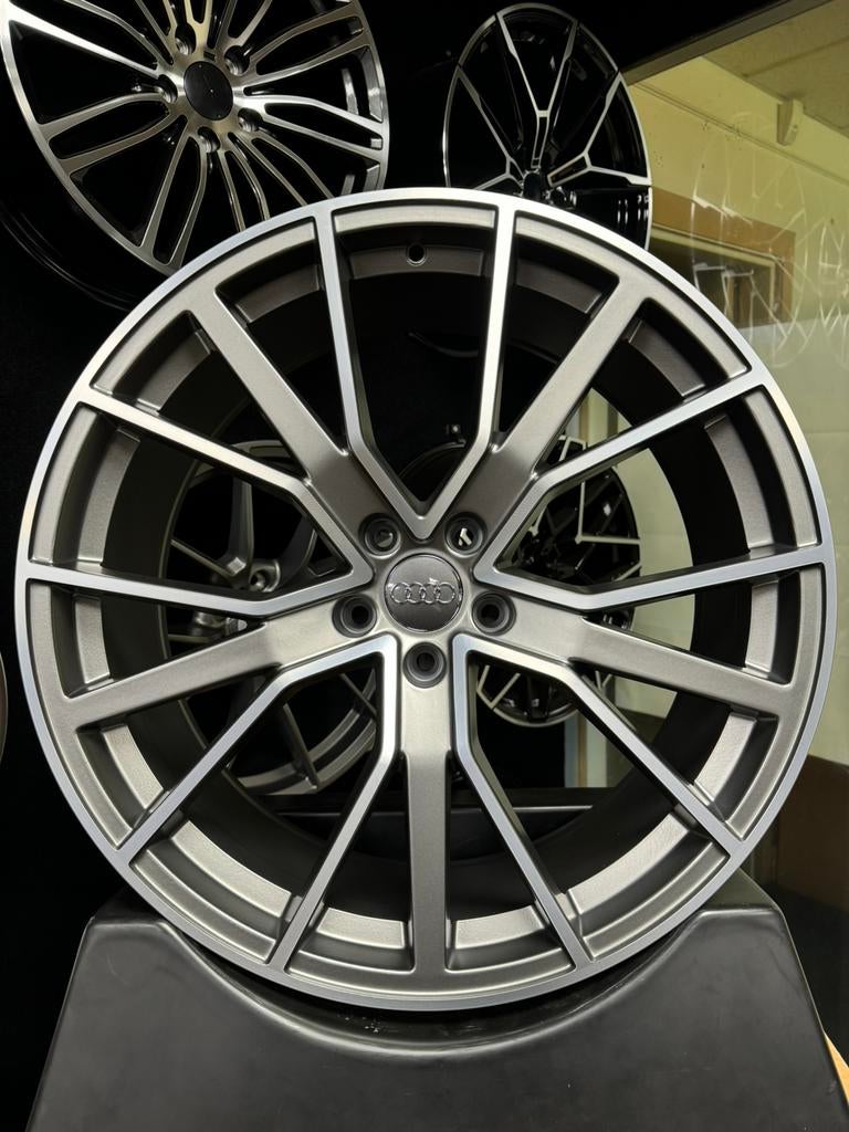 21 inch velgen voor Audi RS6 look 5x112 A6 A7 A8 Q3 Q5 ETRON, Velg(en), Nieuw, Personenwagen, 21 inch