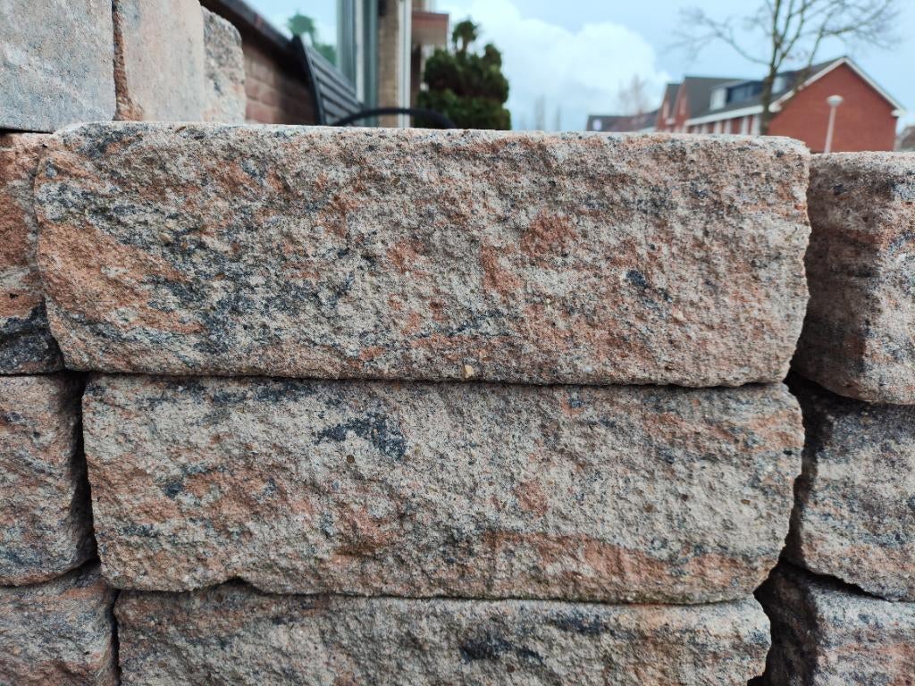 stapelblok schelpkalk, Tuin en Terras, Bielzen en Borders, Ophalen, Blok, Nieuw, Minder dan 25 cm