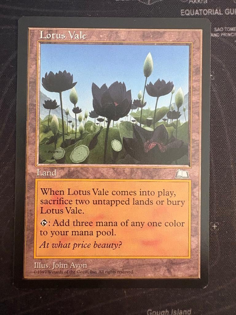 Magic: Lotus Vale -Weatherlight, Ophalen of Verzenden, Zo goed als nieuw, Losse kaart