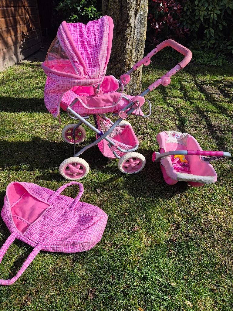 Baby born poppenwagen met accessoires, Kinderen en Baby's, Speelgoed | Poppen, Ophalen, Gebruikt, Overige typen