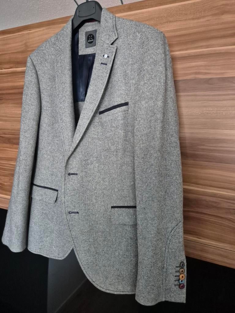 Mooi colbert maat 54, Kleding | Heren, Kostuums en Colberts, Ophalen of Verzenden, Zo goed als nieuw, Maat 52/54 (L), Blauw