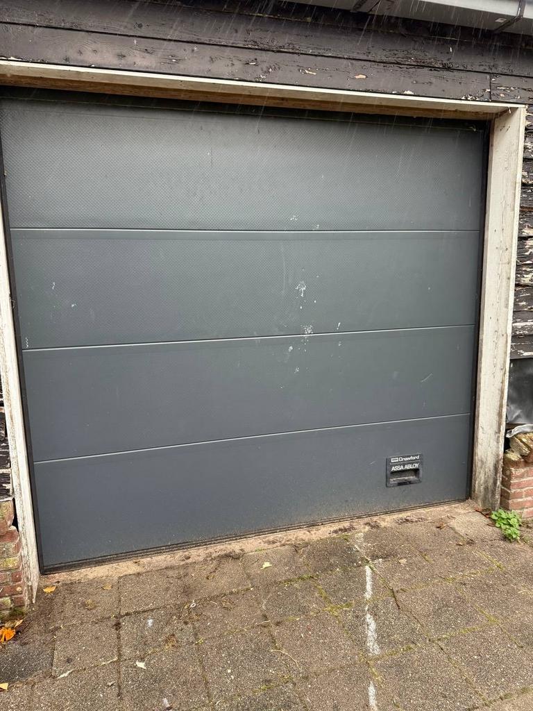 2 Crawford overhead deuren, handbediend, diverse afmetingen, Ophalen, Gebruikt, Garagedeur, Metaal
