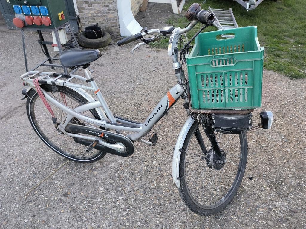 Elektrische Union post fiets, Ophalen, Gebruikt, 30 tot 50 km per accu, Overige merken