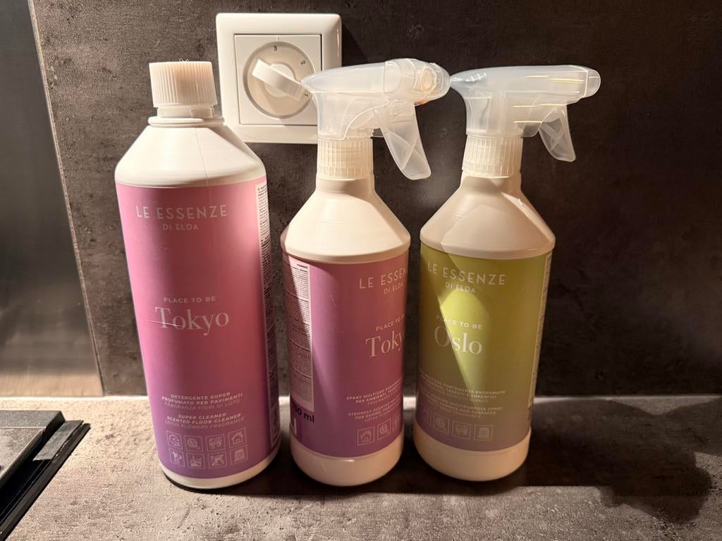 Le Essenze allesreiniger Oslo en Tokyo 3 stuks, Ophalen, Schoonmaakmiddel